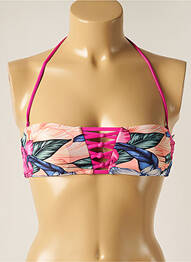 Sutien de costum de baie elasticitate top bentiță roz RIP CURL femme