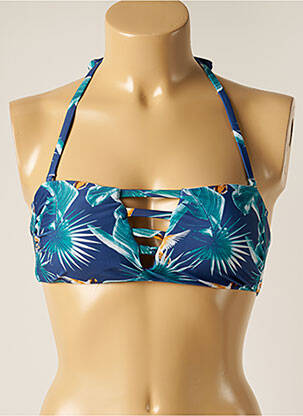 Sutien de costum de baie elasticitate top bentiță albastru SOWE femme