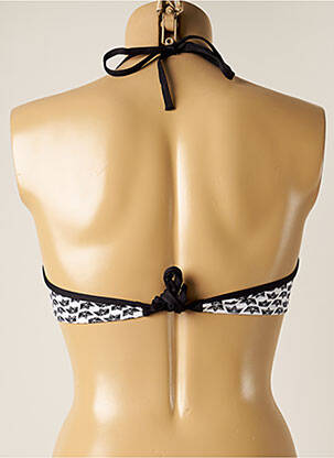 Sutien de costum de baie elasticitate top triunghiuri negru LES ULTRAVIOLETTES femeie