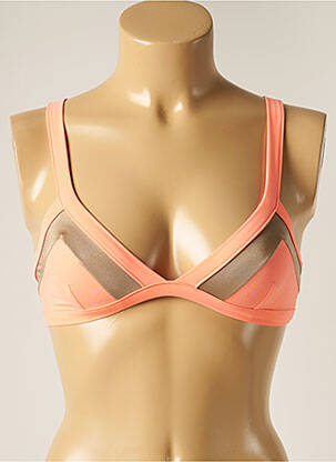 Sutien de costum de baie elasticitate top triunghiuri portocalie RIP CURL femeie