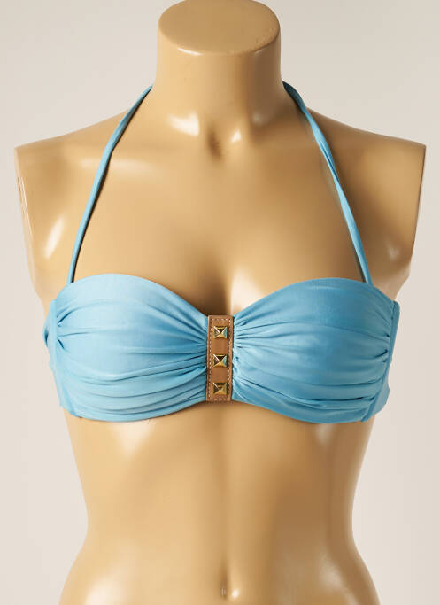 Sutien de costum de baie elasticitate top bentiță albastru DESPI femme