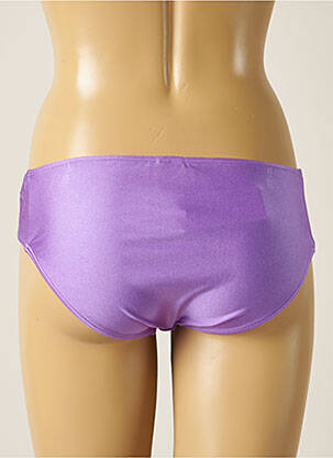 Chiloți de baie efect material satinat chiloți violet SEAFOLLY femeie