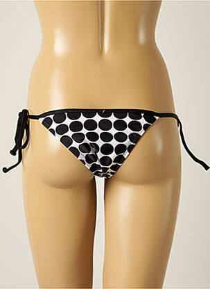 Chiloți de baie efect material satinat bikini negru RIO DE SOL femeie