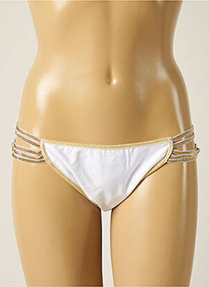 Chiloți de baie alb DESPI femeie