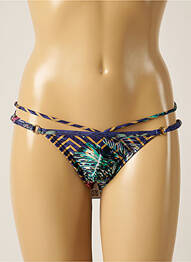 Chiloți de baie imprimeu tie and dye bikini albastru LUA MORENA femme