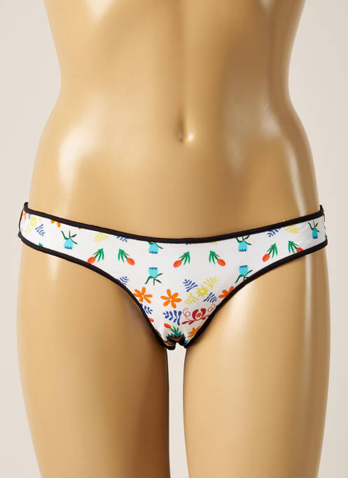 Chiloți de baie alb DESPI femeie