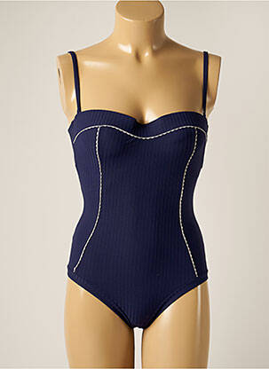 Costum de baie dintr-o singură piesă albastru HUIT femeie