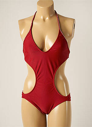 Costum de baie dintr-o singură piesă roșu BLUEMAN femeie
