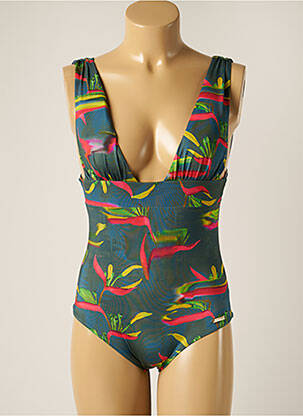 Costum de baie dintr-o singură piesă verde SAHA femeie