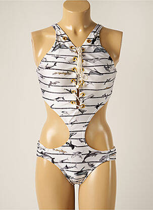 Costum de baie dintr-o singură piesă alb LUA MORENA femeie