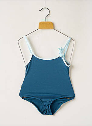 Costum de baie dintr-o singură piesă albastru LES ULTRAVIOLETTES fată
