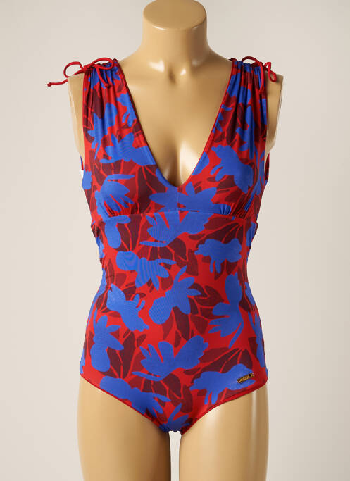 Costum de baie dintr-o singură piesă roșu SAHA femeie