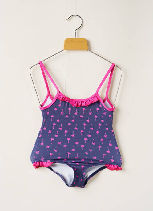 Costum de baie dintr-o singură piesă albastru LES ULTRAVIOLETTES fată