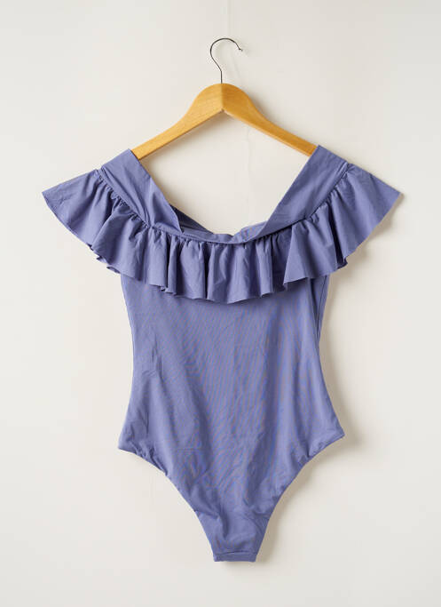 Costum de baie dintr-o singură piesă albastru SAHA femeie