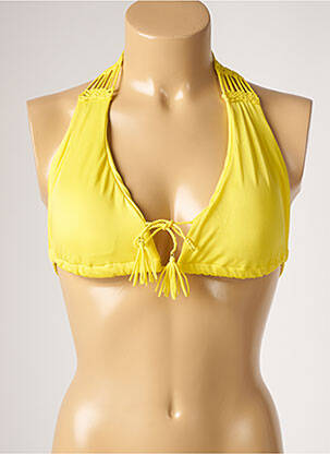 Sutien de costum de baie elasticitate top sutien modelat galben DESPI femeie