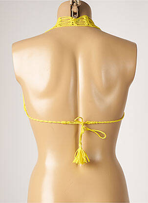 Sutien de costum de baie elasticitate top sutien modelat galben DESPI femeie