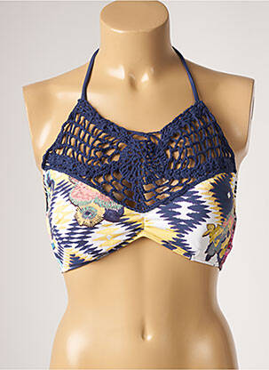 Sutien de costum de baie elasticitate top sutien modelat albastru DESPI femme