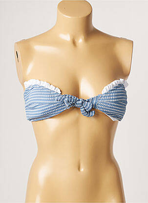 Sutien de costum de baie elasticitate top sutien modelat albastru DESPI femeie