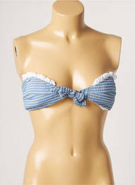 Sutien de costum de baie elasticitate top sutien modelat albastru DESPI femeie