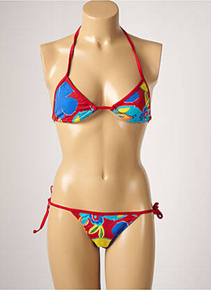 Costum de baie din două piese roșu TALINDA femeie