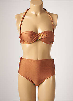 Costum de baie din două piese maro RIO DE SOL femeie