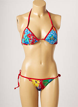 Costum de baie din două piese roșu TALINDA femeie