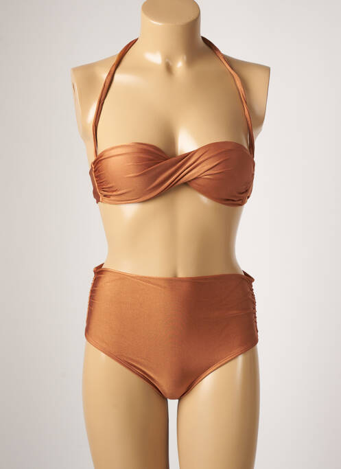 Costum de baie din două piese maro RIO DE SOL femeie