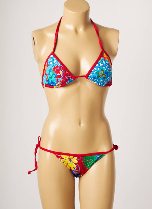 Costum de baie din două piese roșu TALINDA femeie