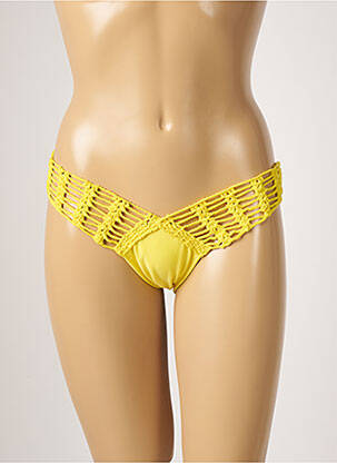 Chiloți de baie galben DESPI femeie