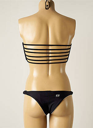 Costum de baie din două piese microfibre sutien balconet cu decolteu înalt negru BLUEMAN femeie