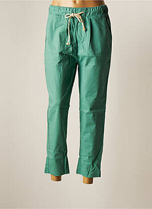Pantalon 7/8 verde WORLD FASHION femeie