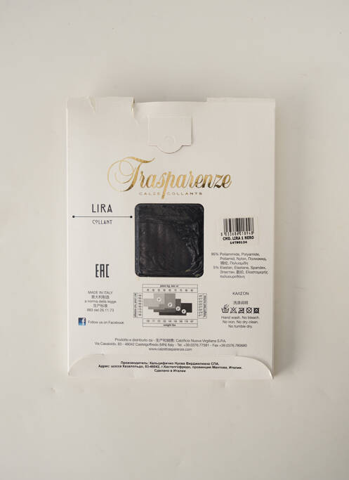 Colanți negru TRASPARENZE femeie