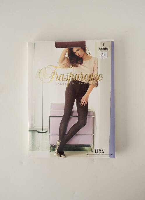 Colanți imprimeu fantezie roșu TRASPARENZE femme