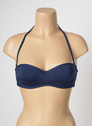 Sutien de costum de baie elasticitate top sutien push-up albastru LE BOURGET femeie