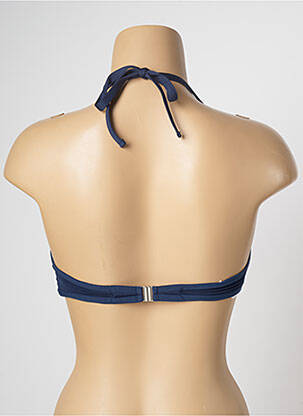 Sutien de costum de baie elasticitate top sutien push-up albastru LE BOURGET femeie