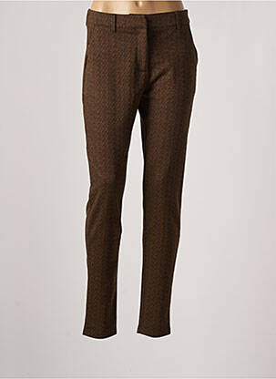 Pantalon chino maro ICHI femeie