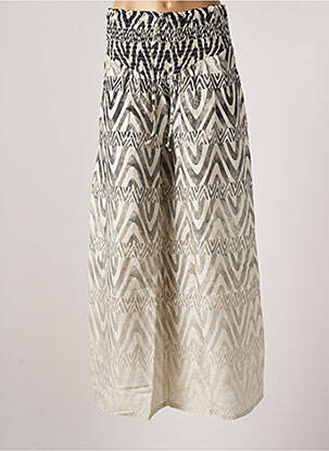 Pantalon larg bej BSB femeie