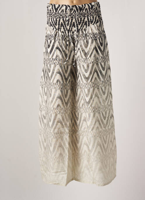 Pantalon larg bej BSB femeie