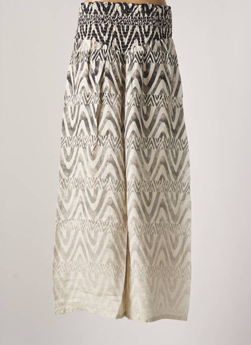 Pantalon larg bej BSB femeie