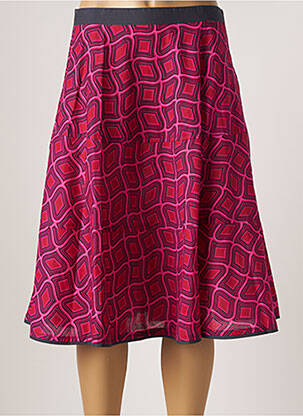 Fustă midi roz LALITA femeie