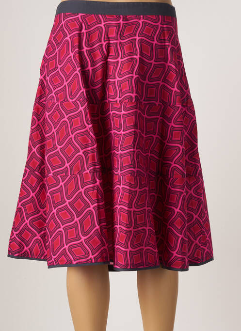 Fustă midi roz LALITA femeie