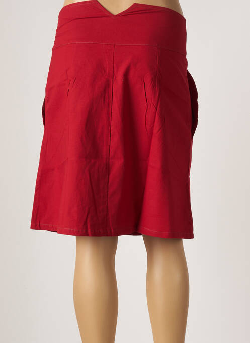 Fustă midi roșu KALI YOG femeie