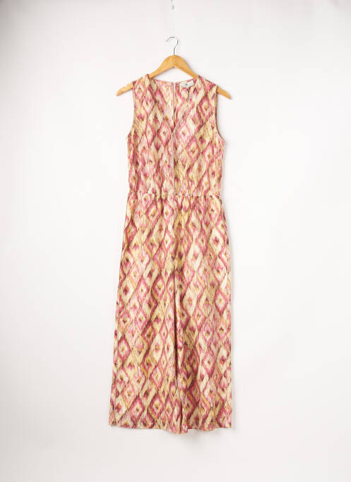 Salopetă-pantalon croială fluidă fără mâneci bej FREEMAN T.PORTER femme