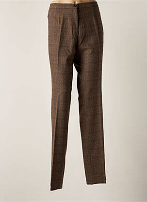 Pantalon slim maro ELENA MIRO femeie