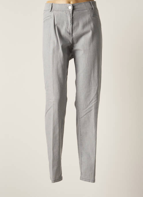 Pantalon drept elasticitate mărime normală gri ELENA MIRO femme