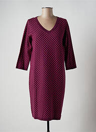 Rochie pulover guler în v mâneci 3/4 violet ZILCH femme