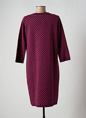 Rochie pulover guler în v mâneci 3/4 violet ZILCH femeie