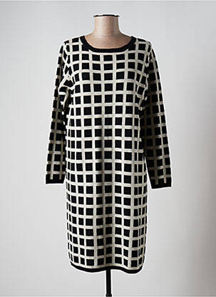 Rochie pulover croială dreaptă mâneci lungi negru TWO DANES femeie