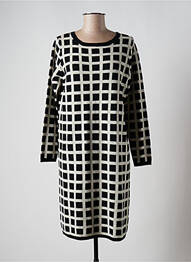Rochie pulover croială dreaptă mâneci lungi negru TWO DANES femeie