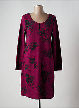 Rochie pulover țesătură melanj mâneci lungi violet WHITE STUFF femeie